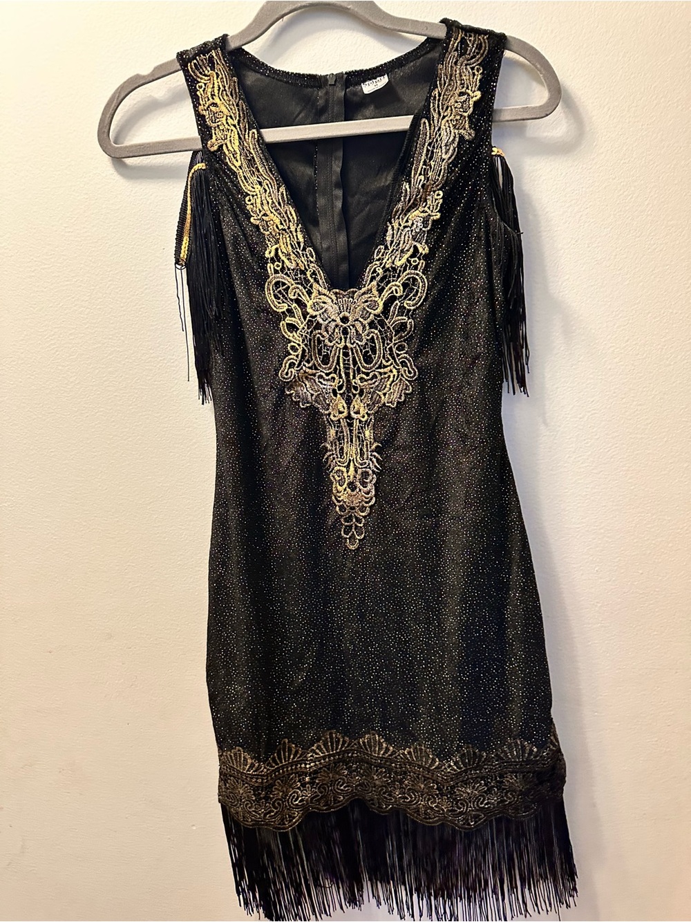 Swanky flapper dress  costume spirit of Halloween DRESS ONLY! Size M
